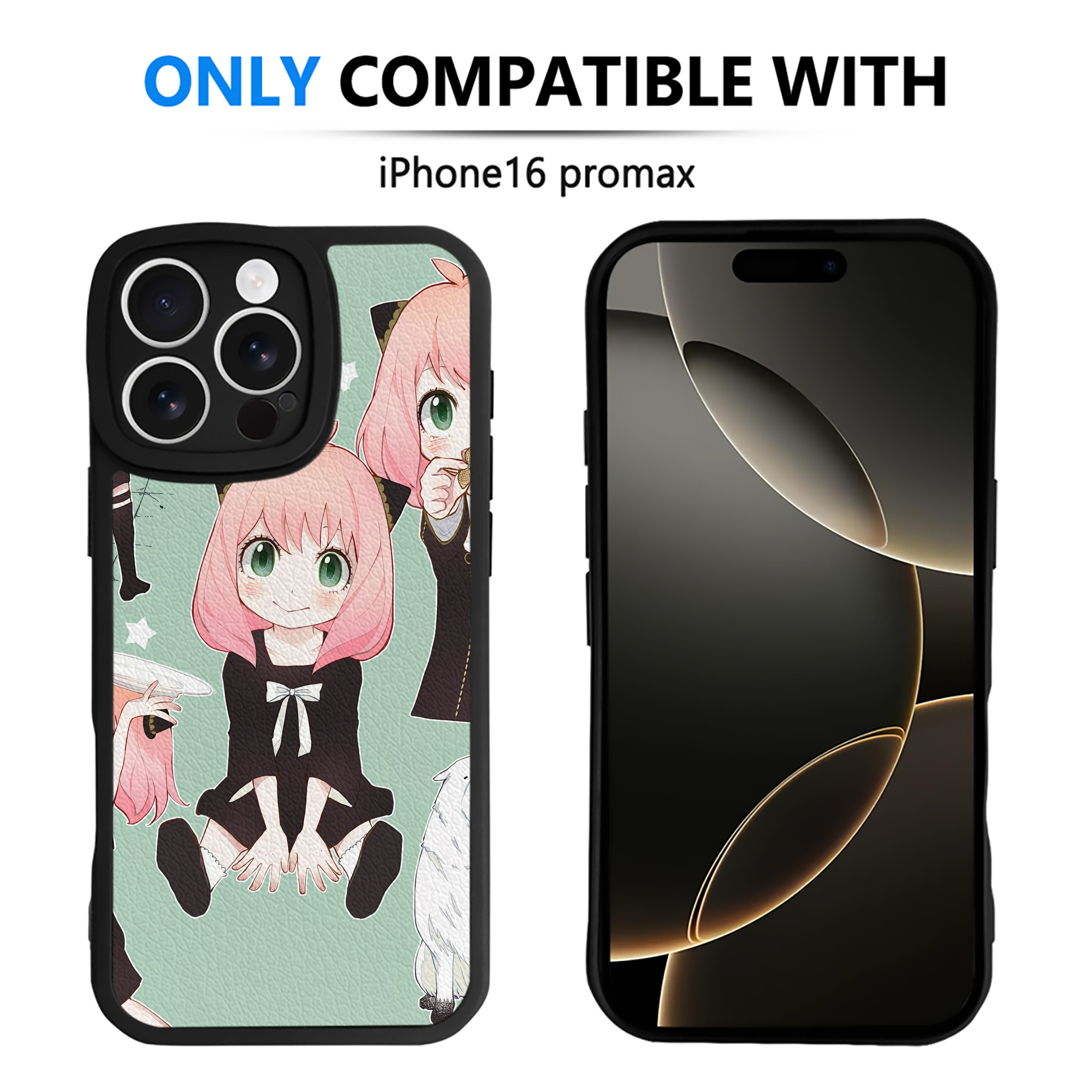 （画像用） SPY×FAMILY间谍家家酒 【iPhone 16シリーズ対応】シリコンスマホケース（レザー調） 材質：シリコン